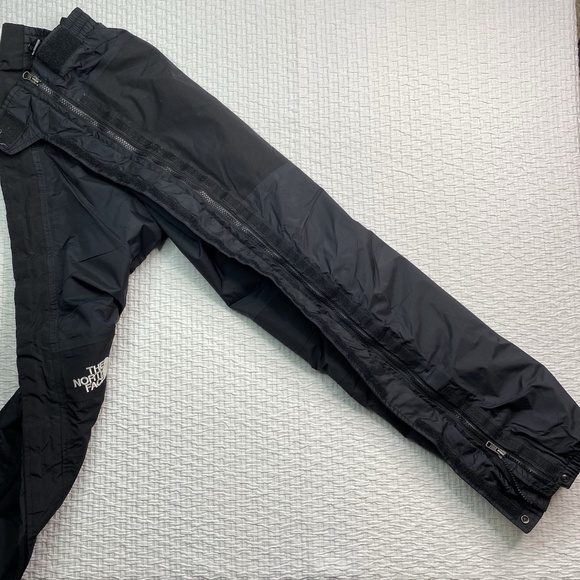Vintage The North Face Gore-Tex Women's Snow Ski Pants Sz S Black Full Side Zip - Picture 9 of 13